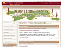 The website of the Immigration History Research Center at the University of Minnesota